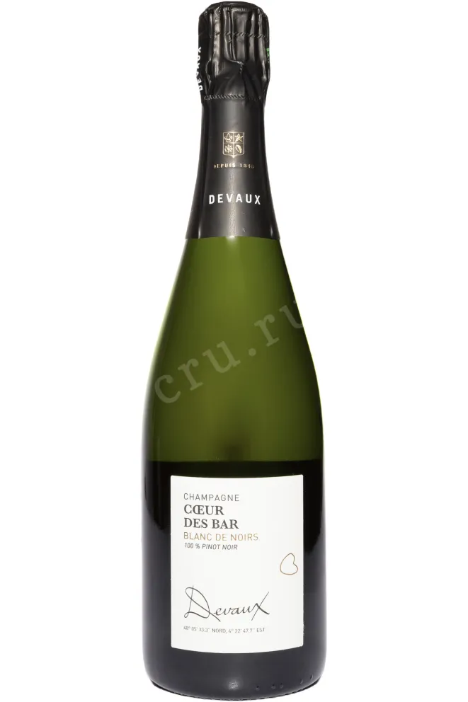 Шампанское Devaux Coeur des Bar Blanc de Noirs 2019 0.75 л