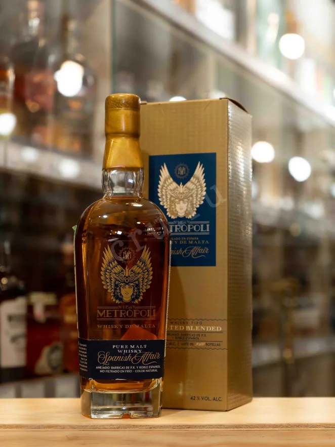 В магазине Крю Профи Metropoli Spanish Affair Pure Malt in gift box 0.7 л