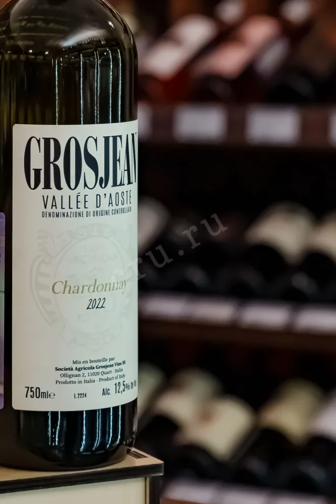 В магазине Крю Профи Grosjean Chardonnay Vallee D'Aoste DOC 2022 0.75 л
