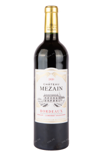 Вино Chateau Mezain Bordeaux AOC 2020 0.75 л