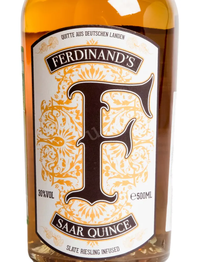 Этикетка Ferdinands F Saar Quince 0.5 л