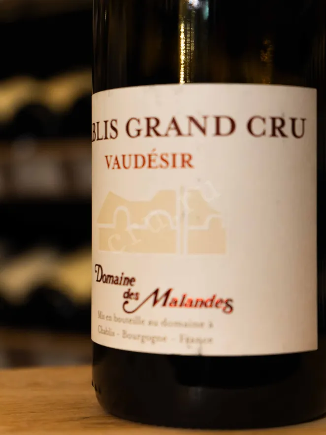 В магазине Крю Профи Domaine des Malandes Chablis Grand Cru Vaudesir 2022 0.75 л