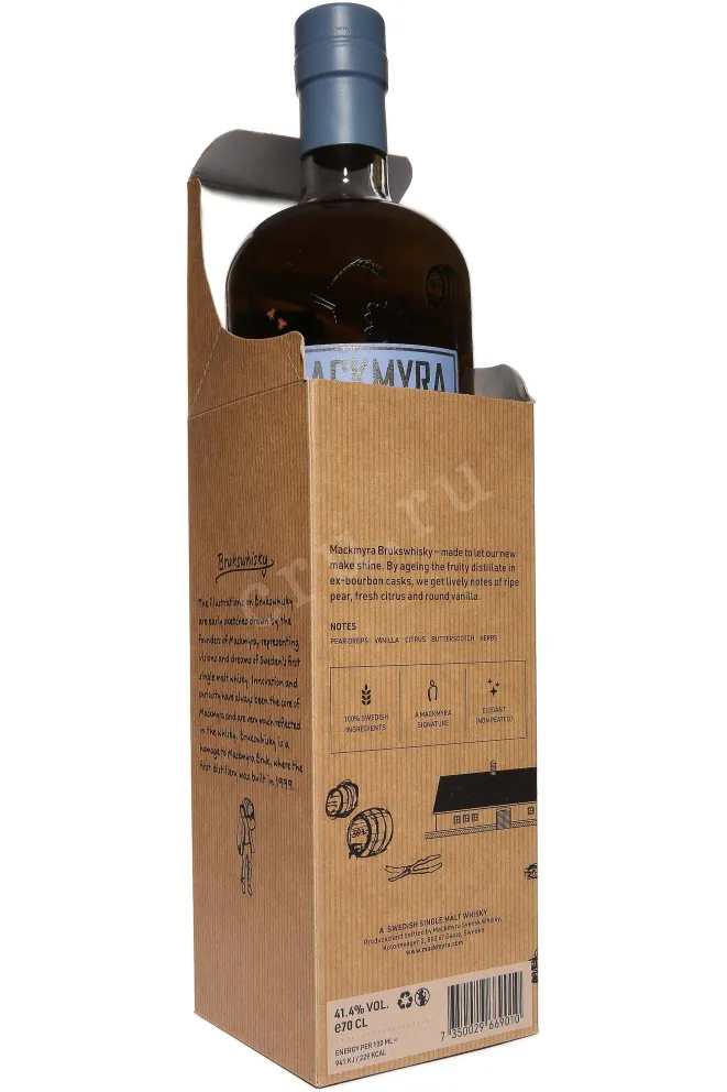В подарочной коробке Mackmyra Brukswhisky 0.7 л
