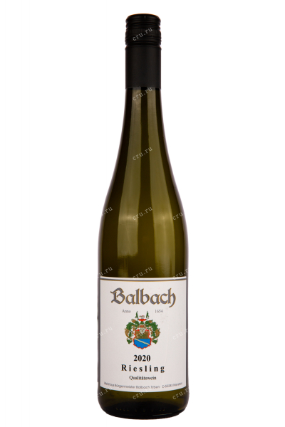 Вино Gunderloch Balbach Riesling 2020 0.75 л