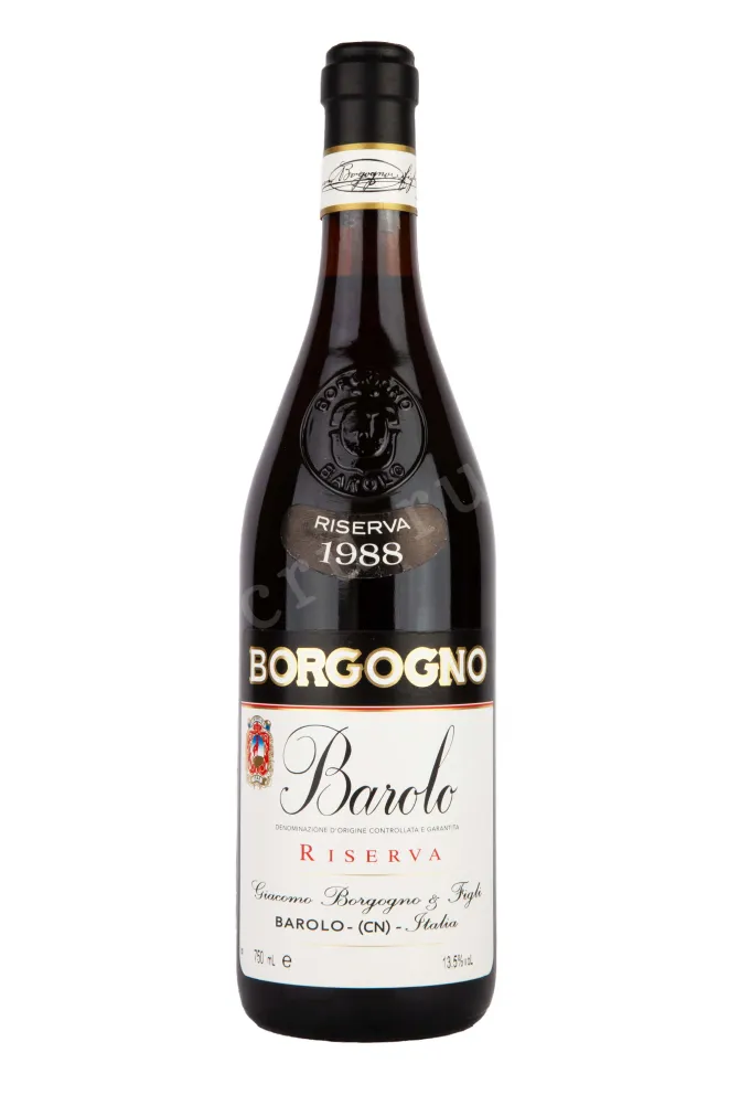 Бутылка Borgogno Barolo Riserva with gift box 1988 0.75 л