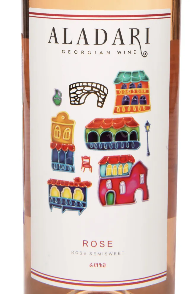 Этикетка Aladari Rose 2022 0.75 л