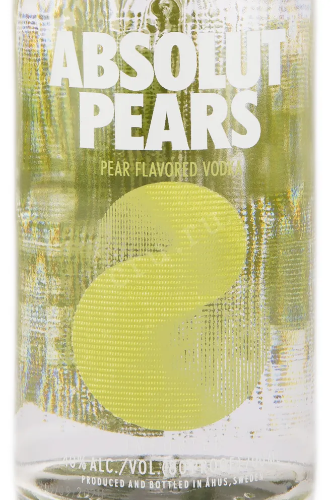 Этикетка водки Absolut Pears 0.7