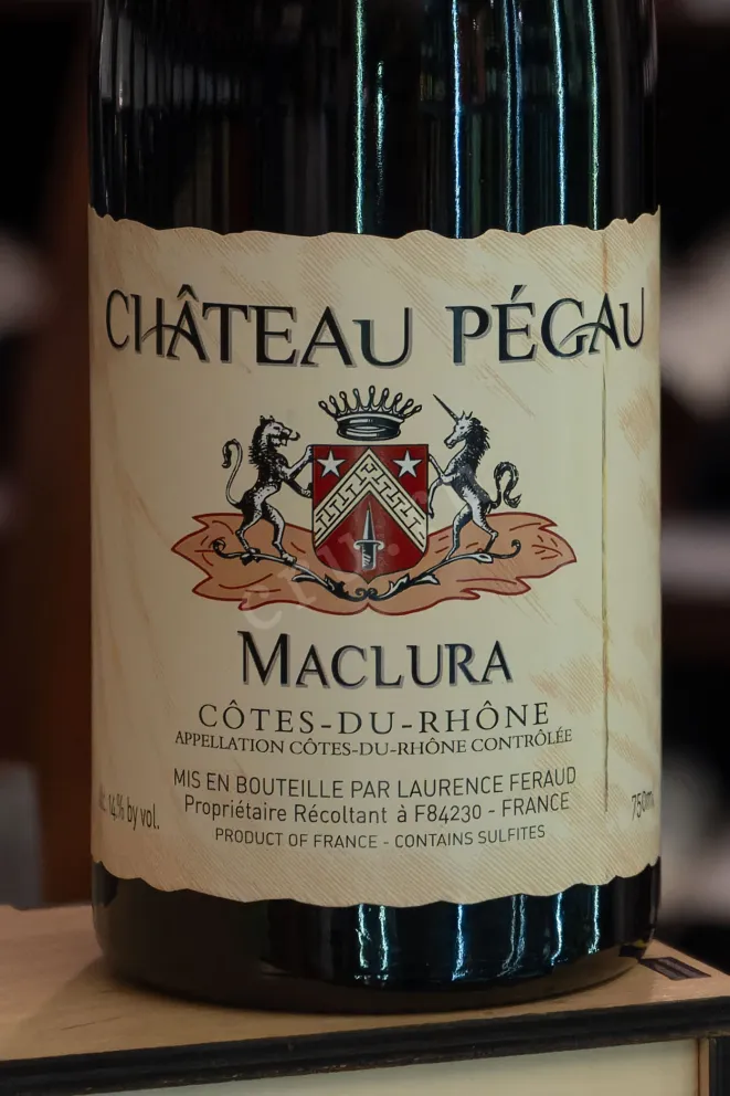 В магазине Крю Профи Chateau Pegau Cotes-du-Rhone Cuvee Maclura 2017 0.75 л
