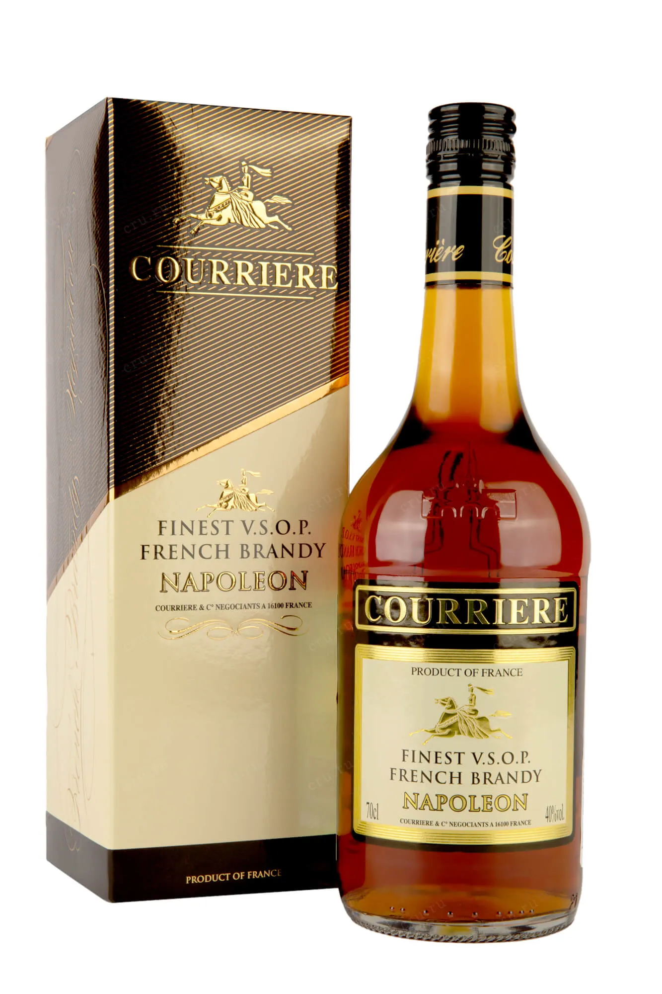 Фото — Бренди Courriere VSOP Napoleon in gift box  0.7 л