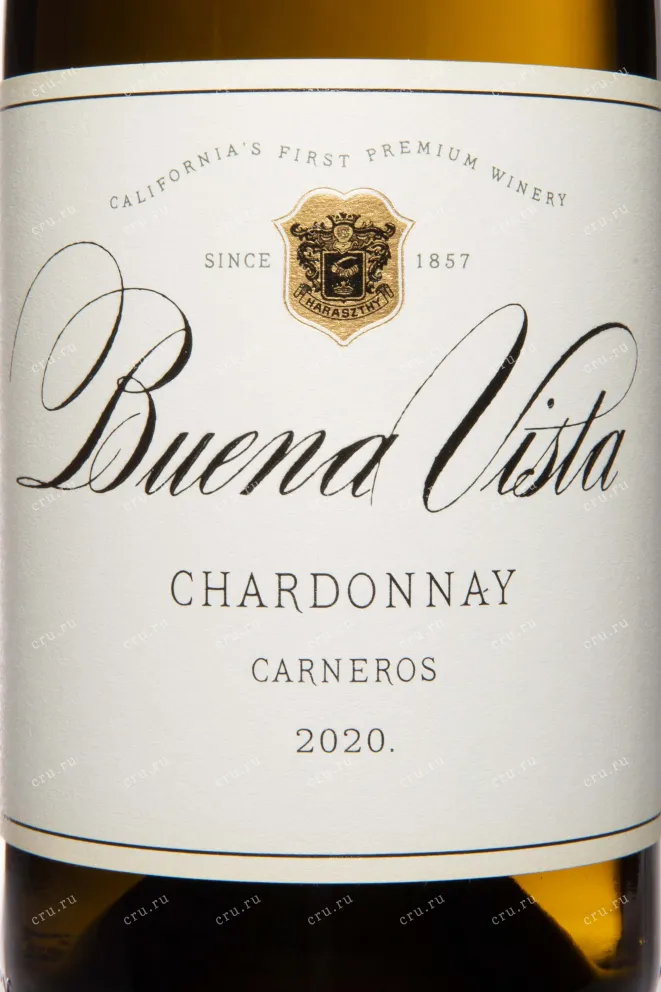 Этикетка Buena Vista Chardonnay Carneros 2020 0.75 л