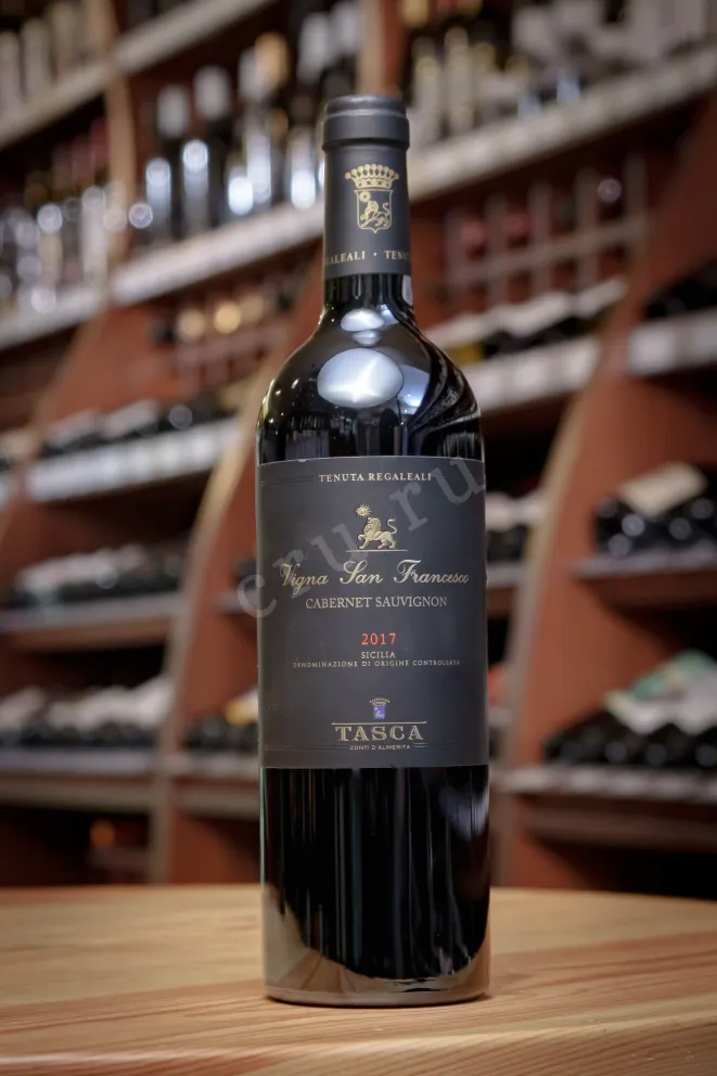 В магазине Крю Профи Tasca d'Almerita Vigna San Francesco Cabernet Sauvignon  2017 0.75 л