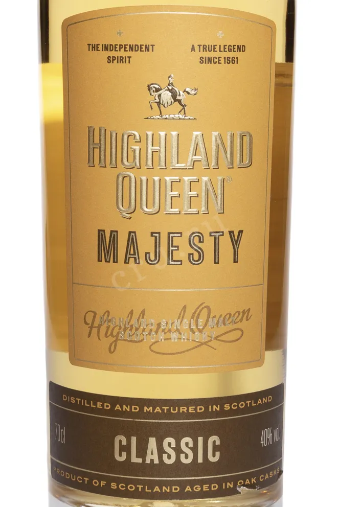 Этикетка Highland Queen Majesty Classic 0.7 л
