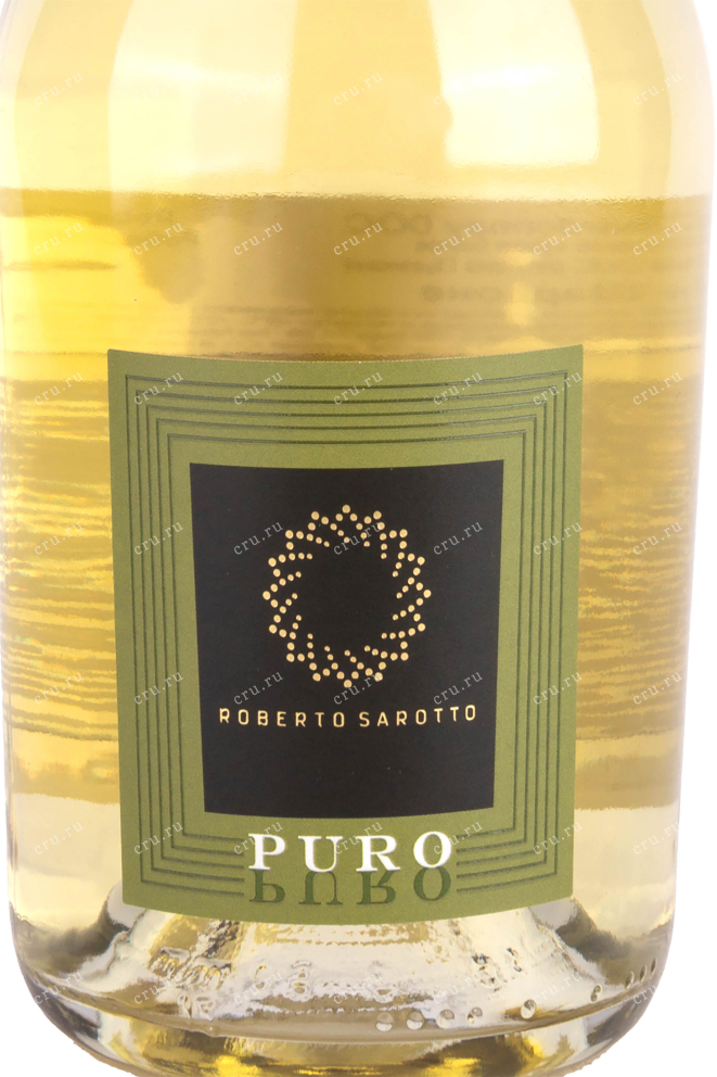 Этикетка Puro Chardonnay Roberto Sarotto 2021 0.75 л