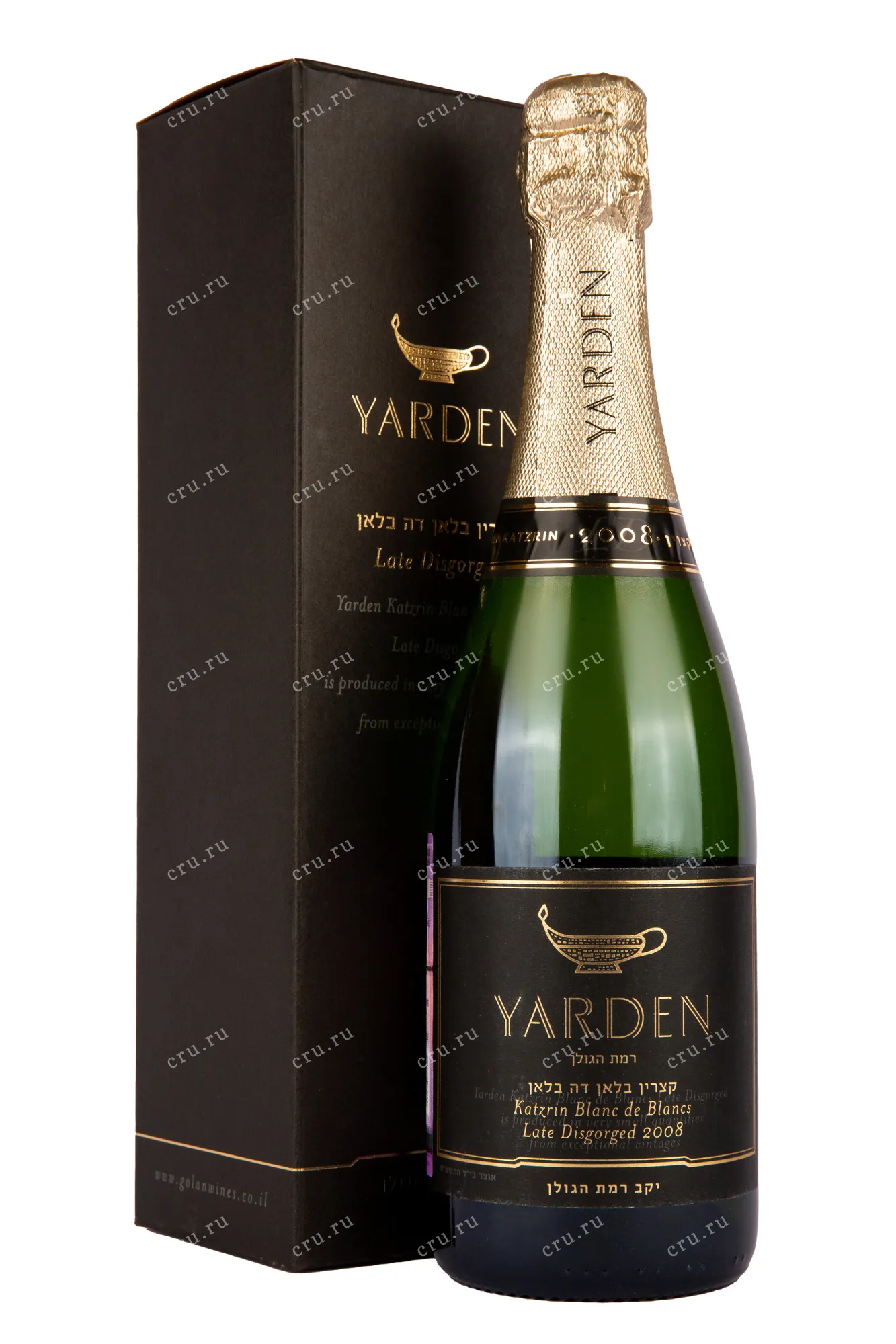 Фото — Игристое вино Yarden Katzrin Blanc de Blancs п/у 2008 0.75 л