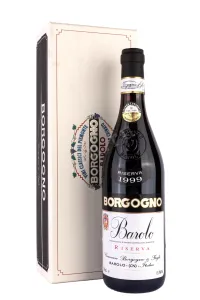 Вино Barolo Riserva Borgogno with gift box 1999 0.75 л