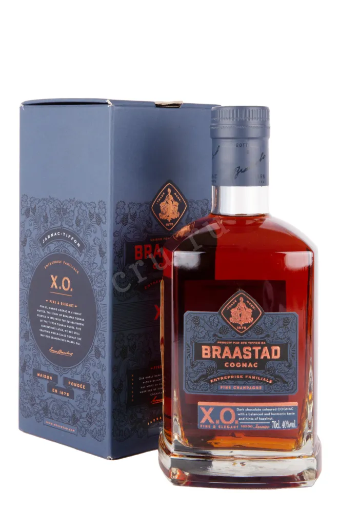 Коньяк Braastad XO gift box  0.7 л