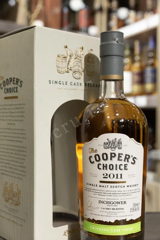 В магазине Крю Профи The Cooper's Choice Inchgower Calvados Cask Finish in gift box 0.7 л
