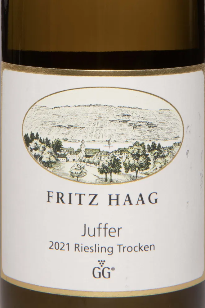 Этикетка Fritz Haag Juffer Riesling Trocken 2021 0.75 л