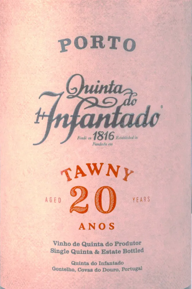 Этикетка Porto 20 Anos Quinta do Infantado 2002 0.75 л