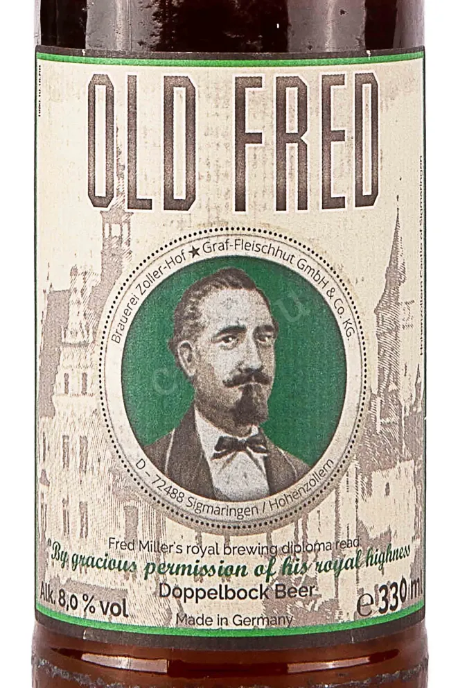 Этикетка Zoller-Hof Old Fred Doppelbock 0.33 л