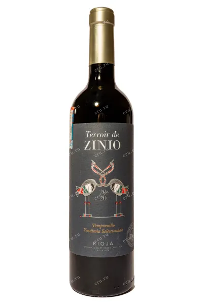 Вино Zinio Tempranillo Vendimia Seleccionada 2020 0.75 л