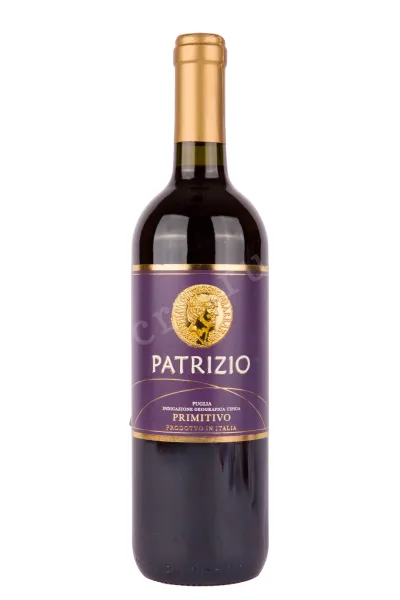 Вино Patrizio Primitivo Puglia 2021 0.75 л