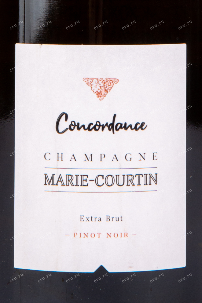 Этикетка игристого вина Marie-Courtin Concordance 0.75 л