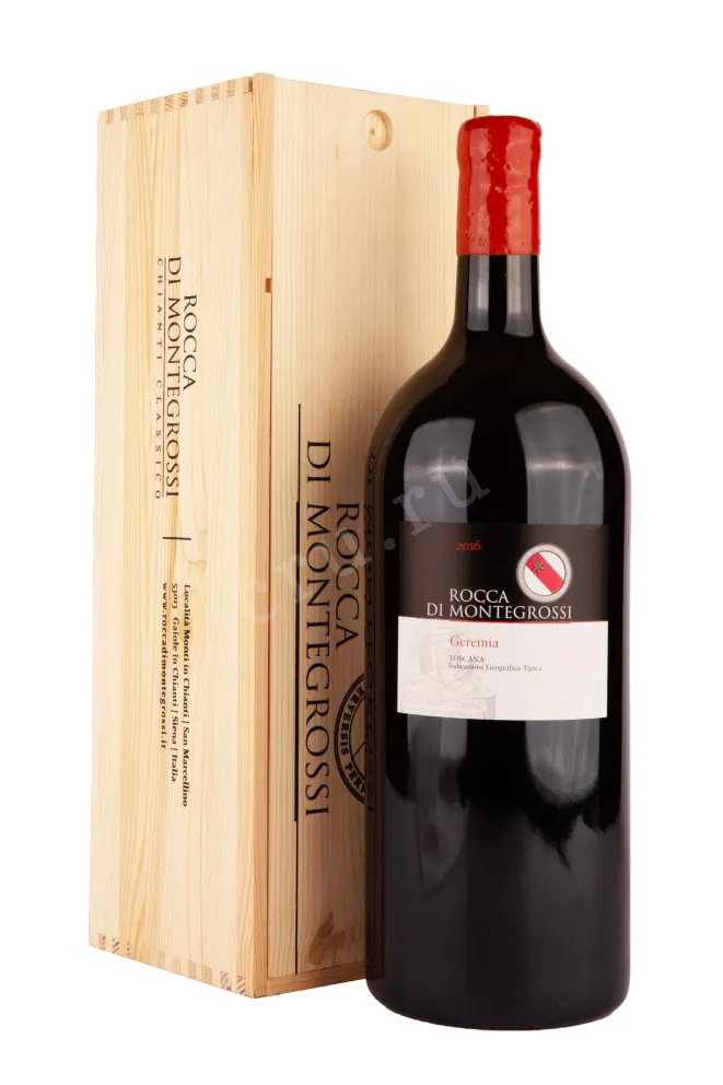 В деревянной коробке Rocca di Montegrossi Geremia 2016 3 л