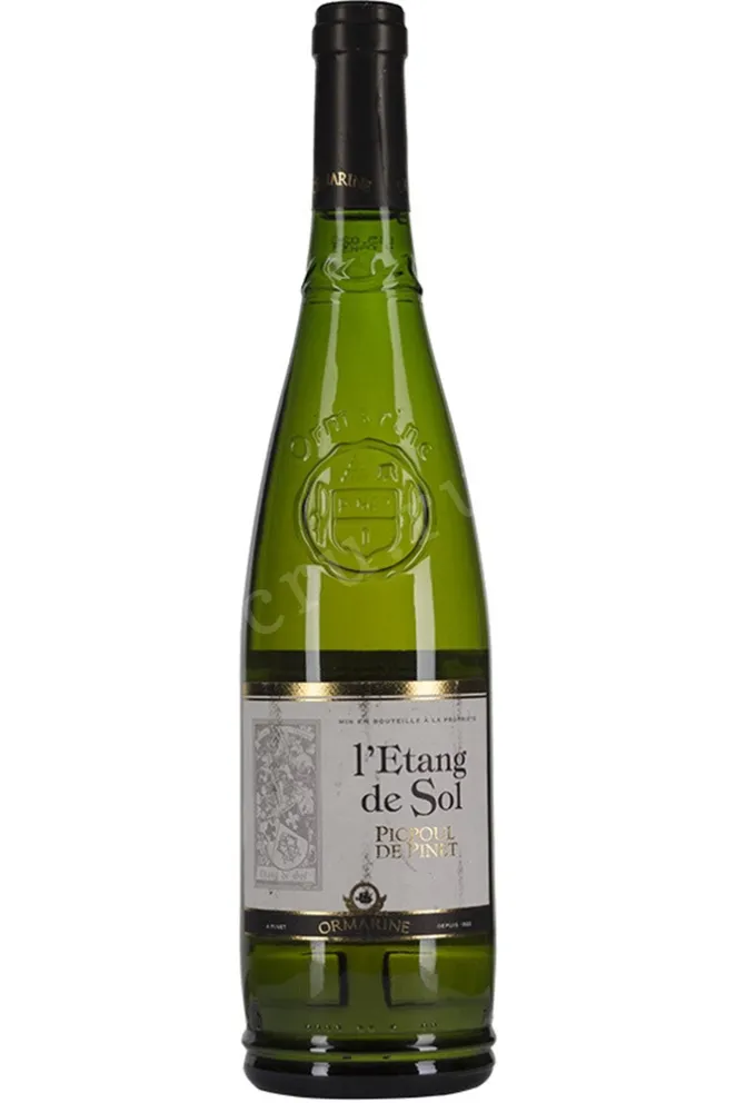 Вино Vignobles Jeanjean L'Etang de Sol Picpoul de Pinet AOC 2017 0.75 л