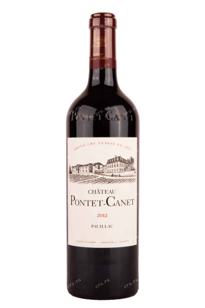 Вино Chateau Pontet-Canet Grand Cru Classe Pauillac 2012 0.75 л