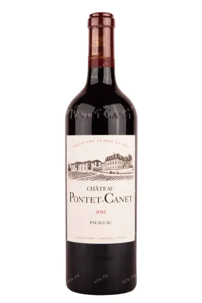 Вино Chateau Pontet-Canet Grand Cru Classe Pauillac 2012 0.75 л
