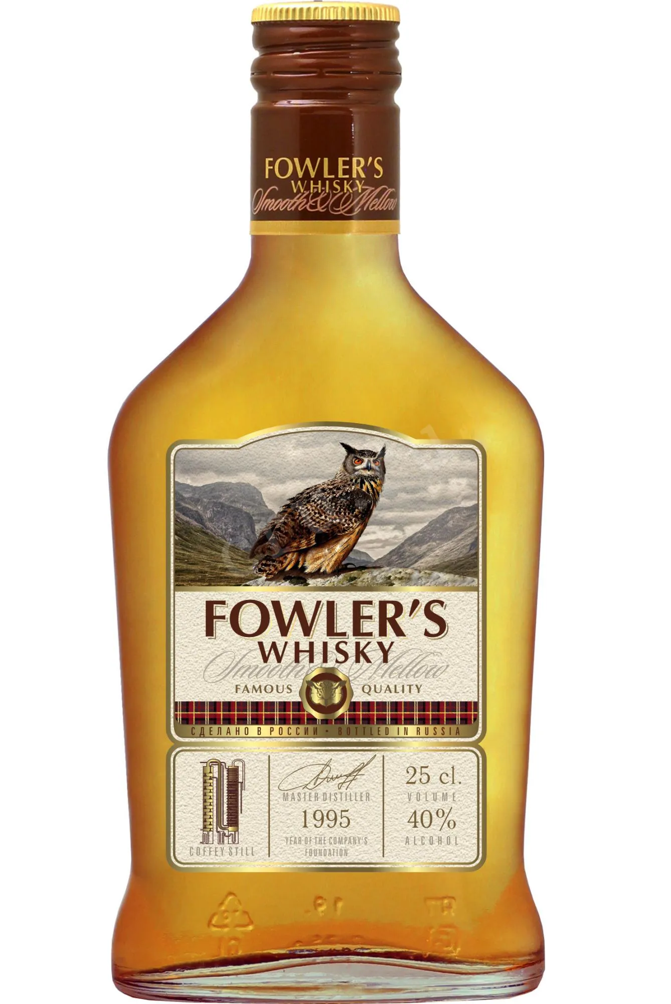 Фото — Виски Fowler's  0.25 л