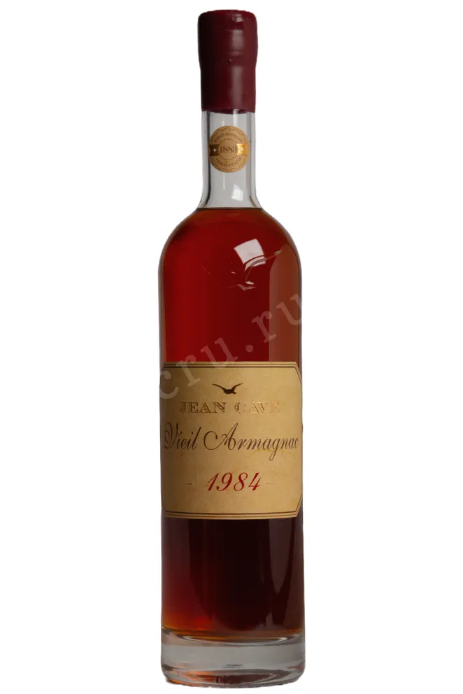 Бутылка Jean Cave Vieil Armagnac 1984 AOC wooden box 1984 0.7 л