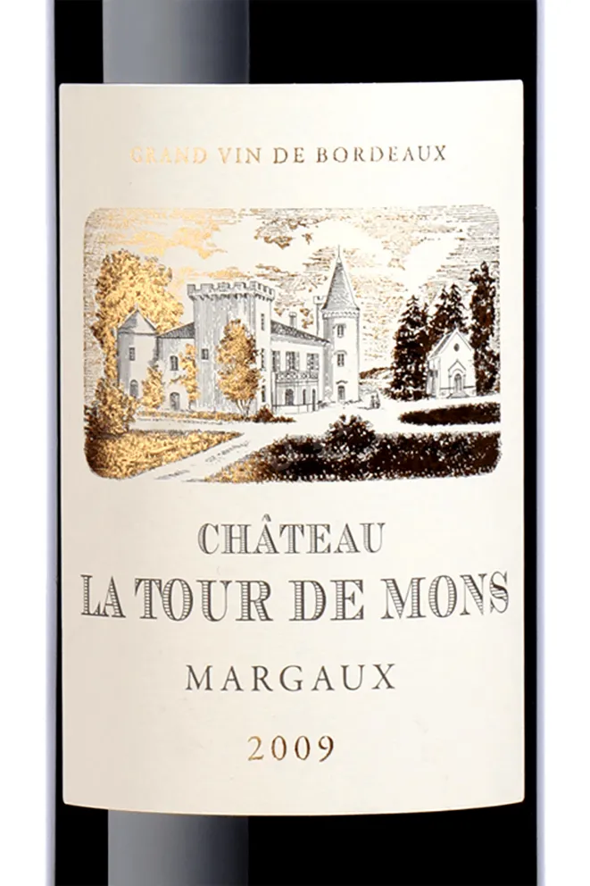 Вино Chateau La Tour de Mons Margaux 2009 0.75 л