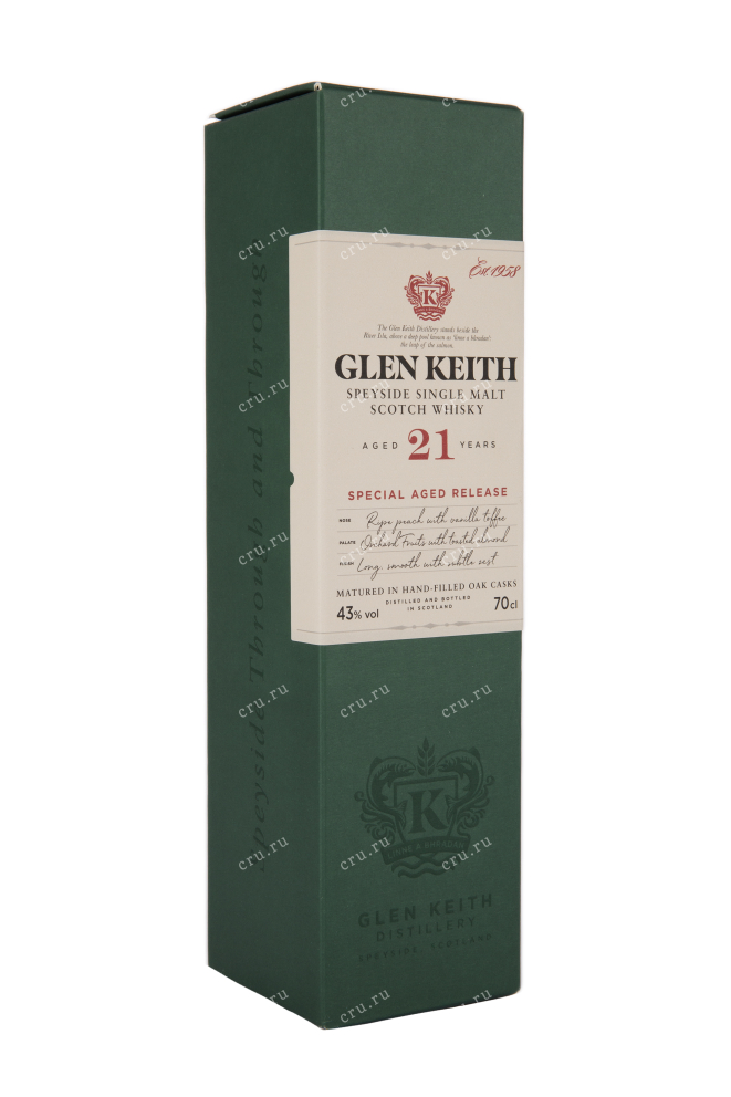 Виски Glen Keith 21 years  0.7 л