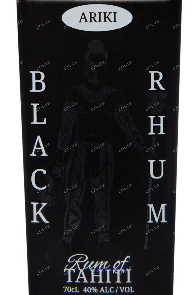 Этикетка Ariki Black 0.7 л