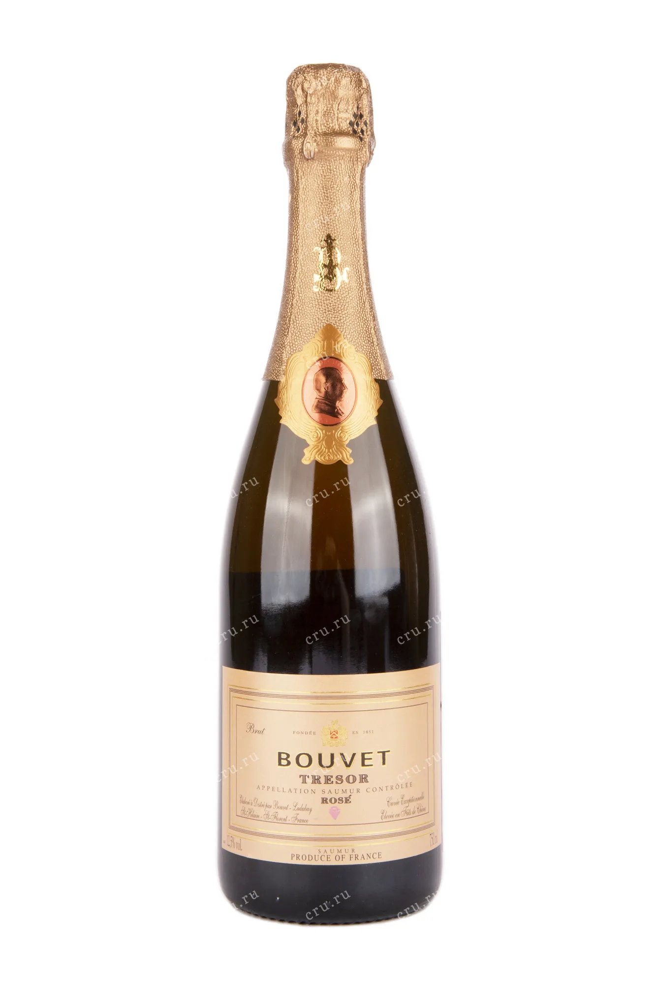 Фото — Игристое вино Bouvet Tresor Rose Brut  0.75 л