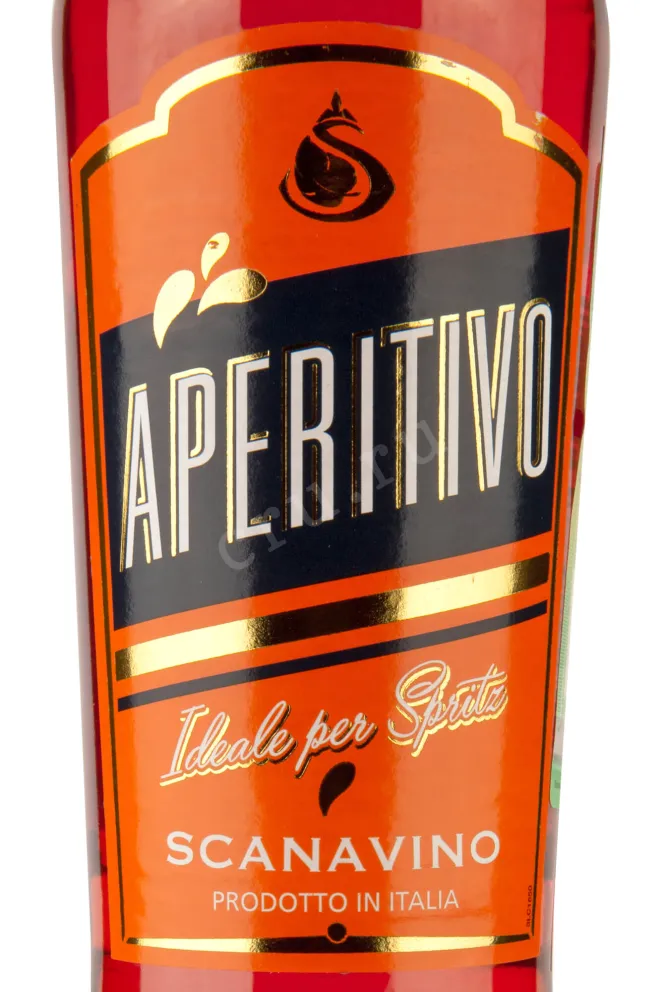 Этикетка Aperitivo Scanavino 0.7 л