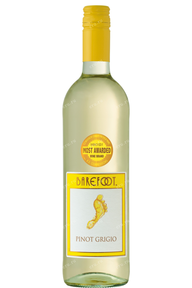 Вино Barefoot Pinot Grigio California 0.75 л