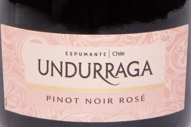 Этикетка Undurraga Pinot Noir Rose DO 2024 0.75 л