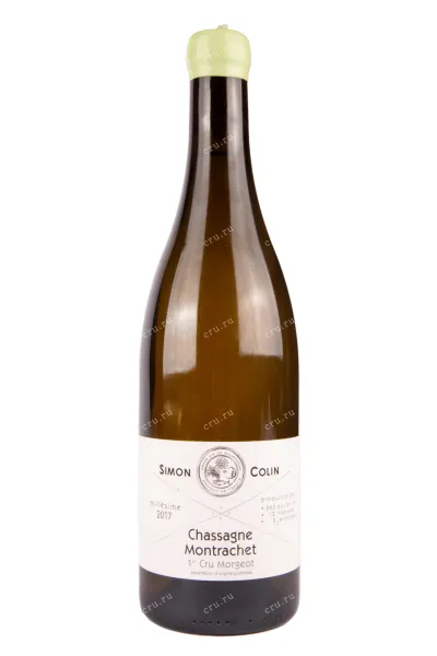 Вино Simon Colin Chassagne Montrachet Premier Cru Morgeot 2017 0.75 л