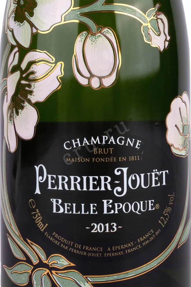 Этикетка Perrier Jouet Belle Epoque 2013 0.75 л