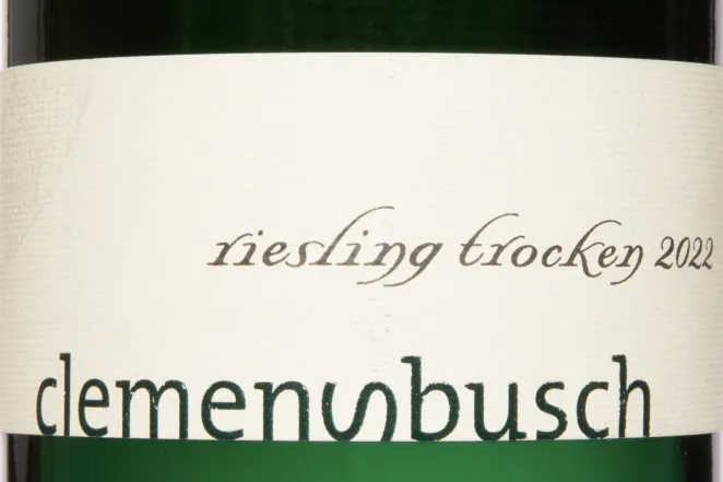 Этикетка Clemens Busch Riesling Trocken Mozel Weingut 2022 0.75 л