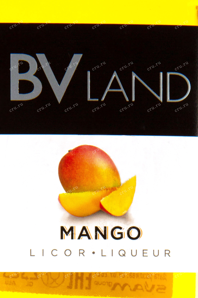 Этикетка BVLand Mango 0.7 л