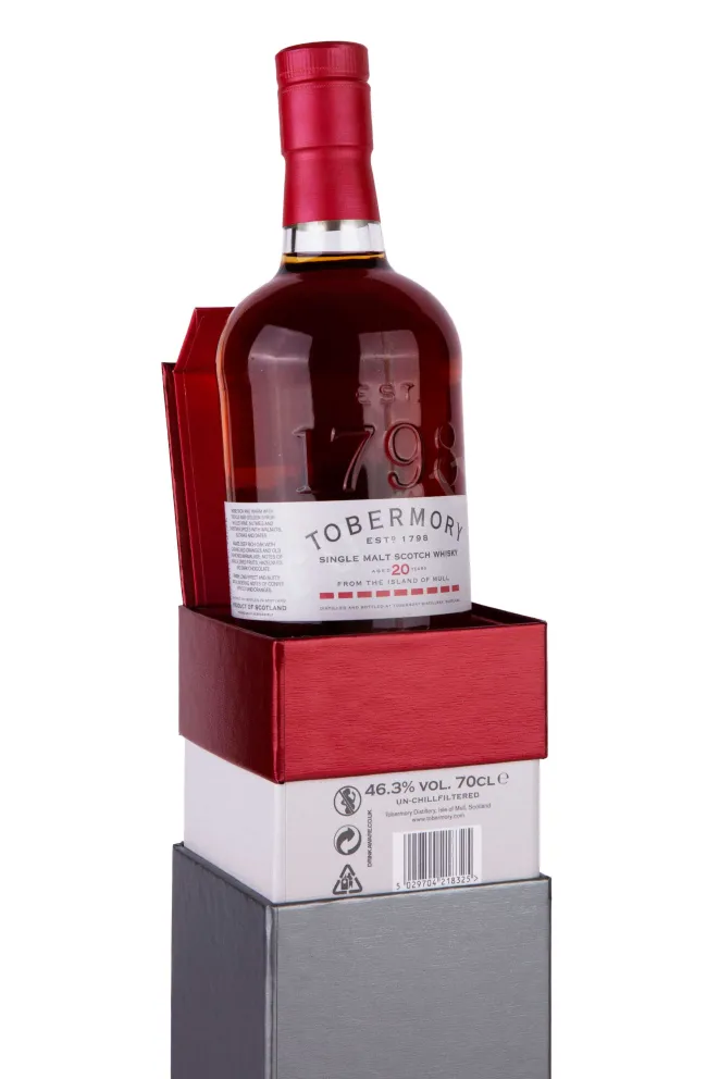 В подарочной коробке Tobermory 20 years in gift box 0.7 л