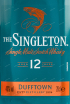 Виски Singleton of Dufftown 12 years  0.2 л