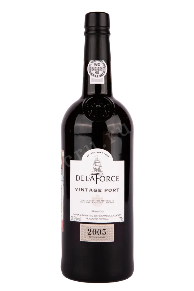 Бутылка портвейна Делафорс Винтаж в подарочной коробке 2003 0.75 л