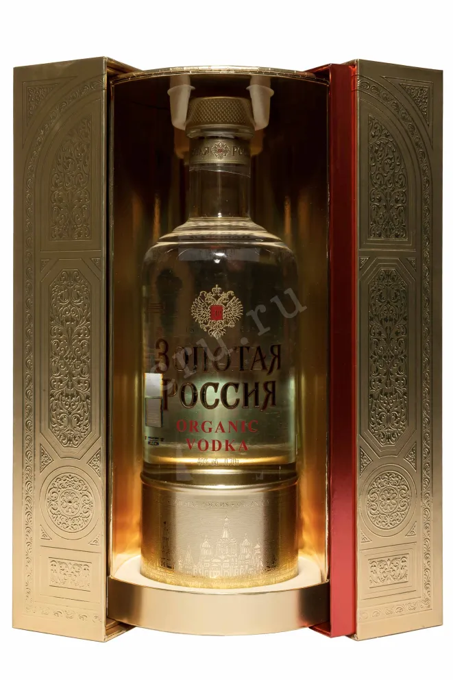 В подарочной коробке Gold Russia Organic in gift box 0.7 л