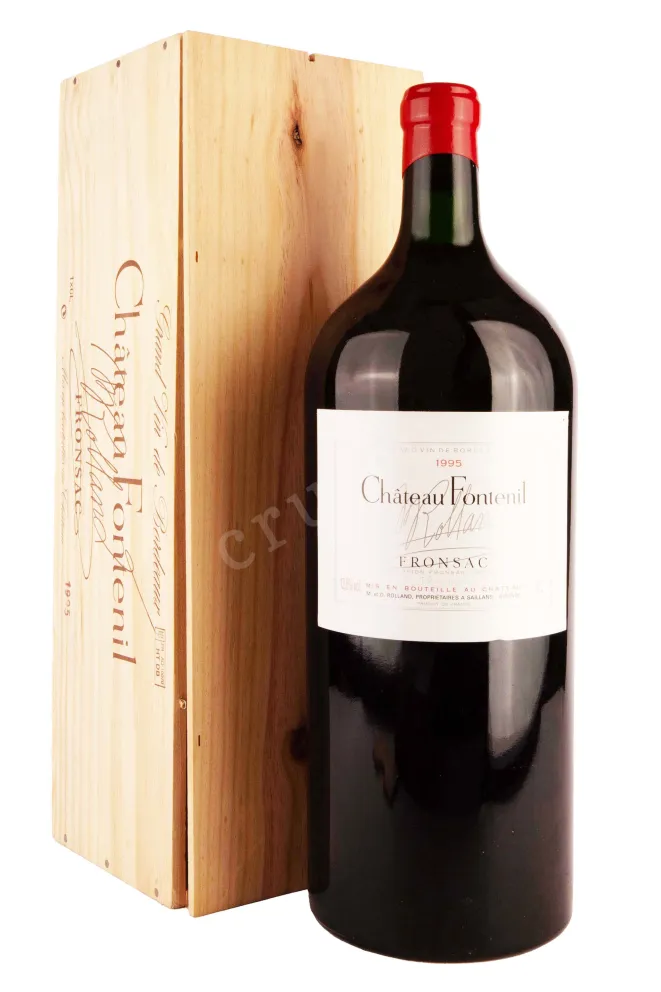 В деревянной коробке Chateau Fontenil Rolland Collection in gift box 1995 6 л
