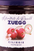Этикетка Zuegg Ciliegie 0.32 л